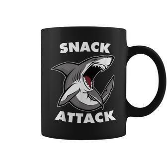 Shark Snack Attack Hungry Shark Coffee Mug - Monsterry UK