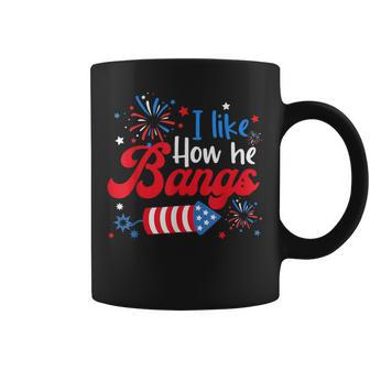 I Like How She Explodes Fireworks Couple 4Th Of July Coffee Mug - Monsterry DE