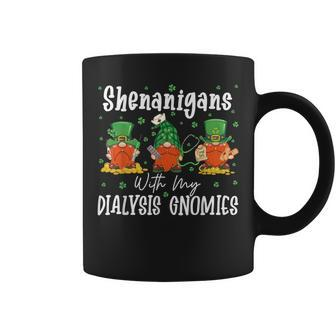 Shenanigans With My Dialysis Gnomies St Patrick's Day Party Coffee Mug | Mazezy