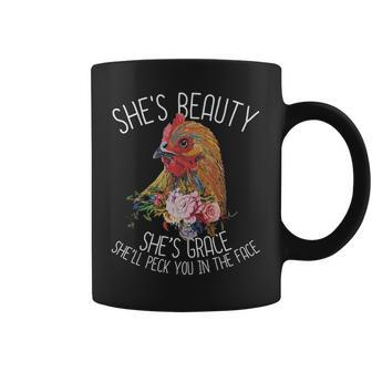 She's Beauty She' Grace Chicken Farm Coffee Mug | Mazezy