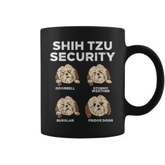 Shih Tzu Security Animal Pet Dog Lover Owner Coffee Mug - Monsterry