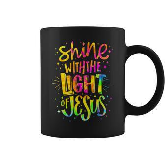 Shine With The Light Of Jesus Proud Christian Faith Quote Coffee Mug - Monsterry AU