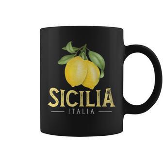 Sicilia Italia Italian Lemons Proud Sicilian Coffee Mug - Monsterry