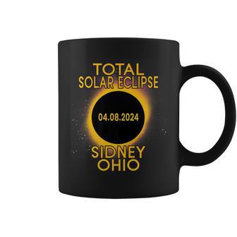 Sidney Ohio Total Solar Eclipse 2024 Coffee Mug - Monsterry