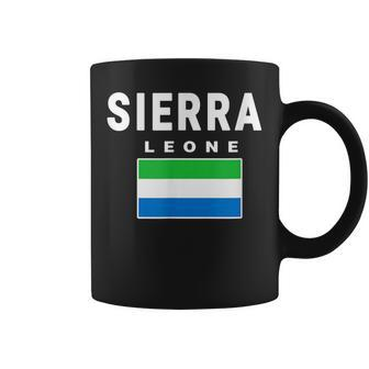 Sierra Leone Flag Souvenir Freetown Coffee Mug - Monsterry