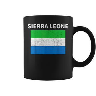 Sierra Leone Sierra Leonean Pride Flag Africa Print Coffee Mug - Monsterry UK