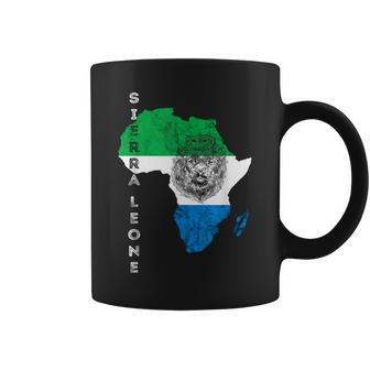 Sierra Leone Map Flag Of Sierra Leonean Pride Roots Coffee Mug - Monsterry DE
