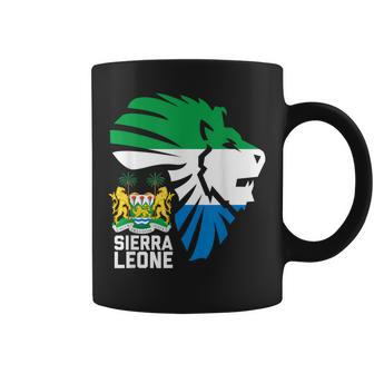 Sierra Leone Seal Lion Africa Diaspora Coffee Mug - Monsterry CA