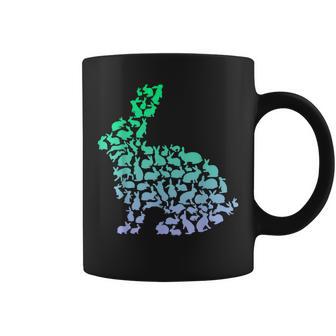 Silhouette Bunny For Rabbit Lover Boys Rabbit Coffee Mug - Monsterry CA