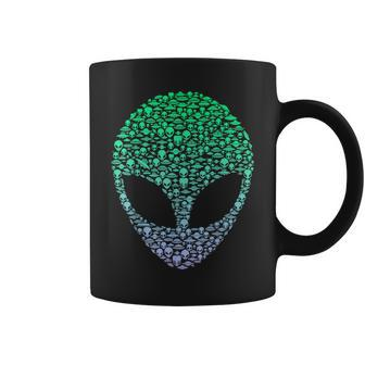 Silhouette Icon Alien Extraterrestrial Boys Alien Coffee Mug - Monsterry