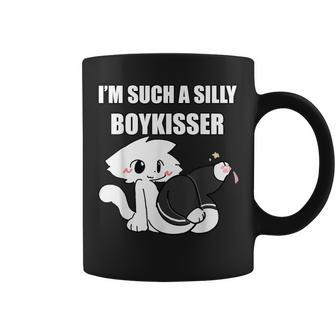 Silly Boy Kisser Meme Femboy Gay Pride Lgbtq Coffee Mug - Thegiftio UK