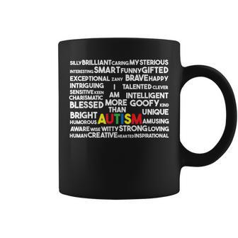 Silly Brilliant Caring Autism Awareness Autistic Warrior Coffee Mug - Monsterry DE