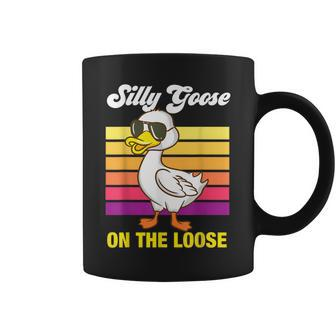 Silly Goose On The Loose Quote Meme Coffee Mug | Crazezy