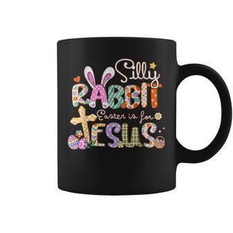 Silly Rabbit Easter Is For Jesus Cute Bunny Christian Faith Coffee Mug | Mazezy UK