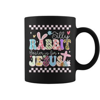 Silly Rabbit Easter Is For Jesus Cute Bunny Easter Day Coffee Mug - Seseable