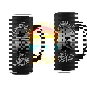 Silly Rabbit Easter Is For Jesus Vintage Jesus Easter Rabbit Coffee Mug - Monsterry