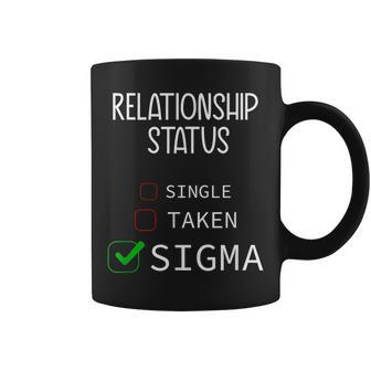 Single Taken Sigma Valentine's Day 2024 Coffee Mug - Seseable