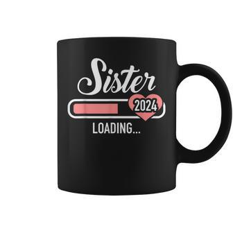 Sister 2024 Loading For Pregnancy Announcement Coffee Mug - Monsterry UK