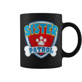 Sister Of The Birthday Boy Girl Dog Paw Family Matching Coffee Mug | Mazezy