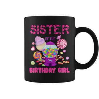 Sister Of The Birthday Girl Candyland Candy Birthday Coffee Mug - Monsterry