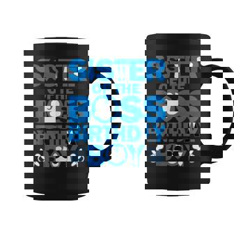 Sister Of The Boss Birthday Boy Baby Family Party Decor Coffee Mug - Seseable