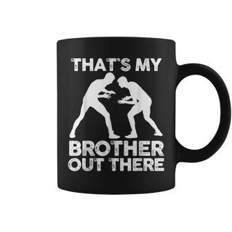 Sister Brother Wrestling Coffee Mug - Seseable