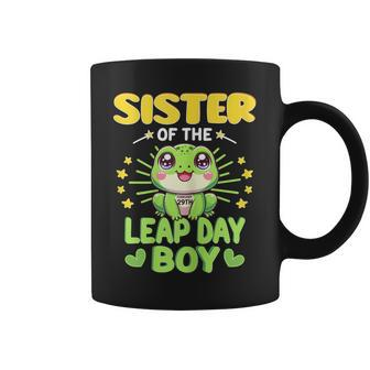 Sister Of Leap Day Boy 29Th February Birthday Leap Year Coffee Mug - Seseable