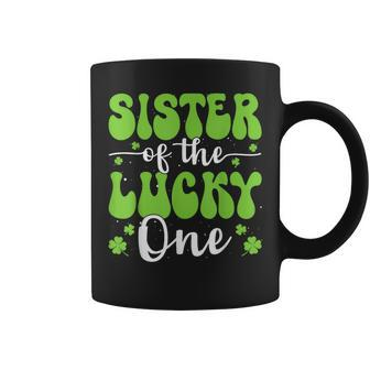 Sister Of The Lucky One First Birthday St Patrick's Day Coffee Mug - Monsterry