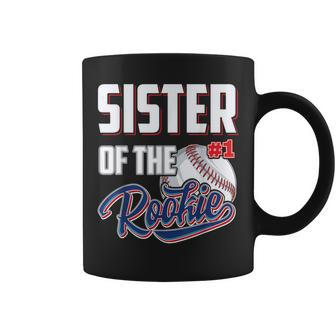 Sister Of Rookie 1 Years Old Team 1St Birthday Baseball Coffee Mug - Thegiftio UK