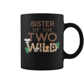 Sister Of The Two Wild Animal Safari 2Nd Birthday Theme Coffee Mug - Seseable