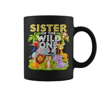 Sister Of The Wild One 1St Birthday Zoo Animal Safari Jungle Coffee Mug - Thegiftio UK