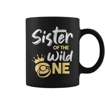 Sister Of The Wild One Family First 1St Baby Birthday Coffee Mug - Monsterry CA