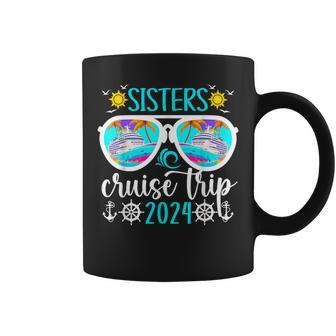 Sisters Cruise Trip 2024 Vacation Travel Sisters Cruising Coffee Mug - Seseable