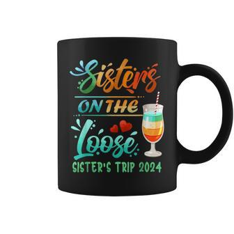 Sister's Trip 2024 Sister On The Loose Sister's Weekend Trip Coffee Mug - Thegiftio UK