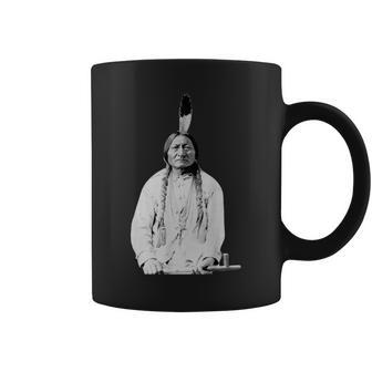 Sitting Bull Native American Indian Chief Lakota Sioux Coffee Mug - Monsterry