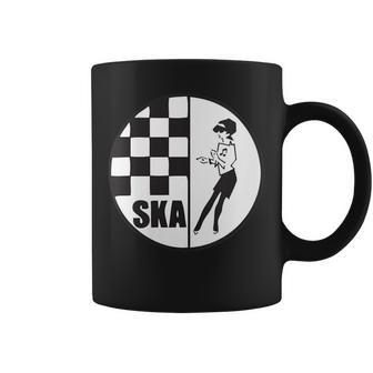 Ska Girl Ska Boy Checkered Coffee Mug - Seseable