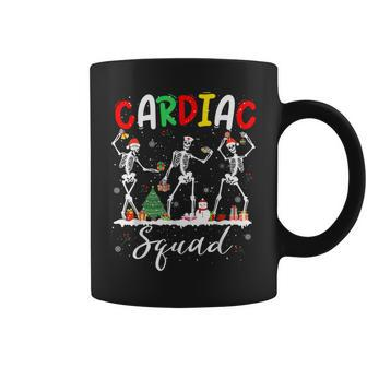 Skeleton Dancing Merry Christmas Cardiac Nurse Heart Nursing Coffee Mug | Mazezy