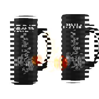 Skeleton Deadlift Powerlifting Weightlifting Gym Lovers Coffee Mug - Thegiftio UK