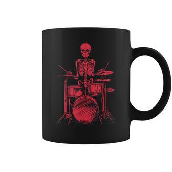 Skeleton Drummer On Drums For Musicians Tassen - Geschenkecke