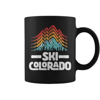 Ski Colorado Vintage 80S Mountains Coffee Mug | Mazezy