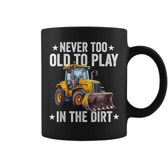 Skid Sr Loader Operator Grandpa Dad Skid Loader Coffee Mug - Monsterry CA