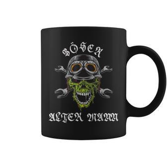 Skull Evil Old Man Biker Skull Tassen - Geschenkecke