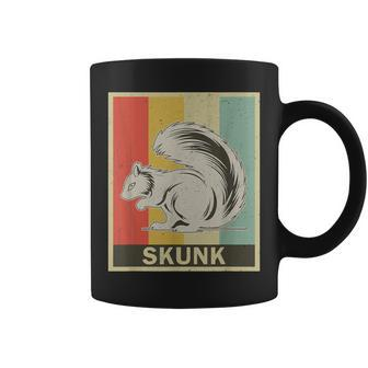 Skunk Retro Style Vintage Skunk Lovers Coffee Mug - Monsterry AU