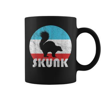 Skunk Vintage Retro Silhouette Coffee Mug - Monsterry