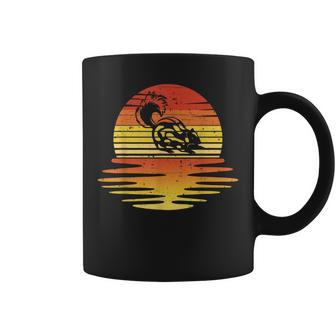 Skunk Vintage Retro Sunset Skunk Lover Women Coffee Mug - Monsterry