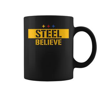Sl Believe Pittsburgh Pennsylvania Yinzer Football Coffee Mug | Crazezy CA