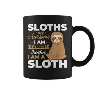 Sloth Animals Sloths Are Awesome Coffee Mug - Monsterry DE