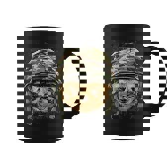 Sloth Soldier Veteran Army Sloth Forest Animal Lover Coffee Mug - Monsterry