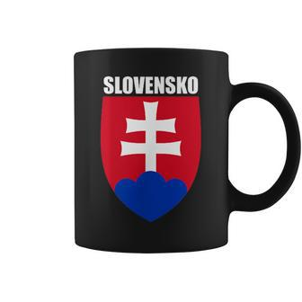 Slovensko Slovakian Coat Of Arms Souvenir Slovak Republic Coffee Mug - Monsterry CA