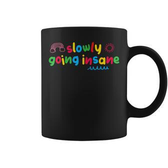 Slowly Going Insane Kidcore Clowncore Aesthetic Coffee Mug - Thegiftio UK
